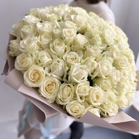 101 біла троянда