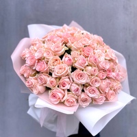 101 рожева троянда