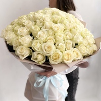 101 біла троянда